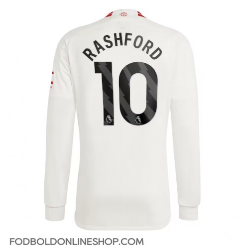 Manchester United Marcus Rashford #10 Tredjetrøje 2023-24 Langærmet